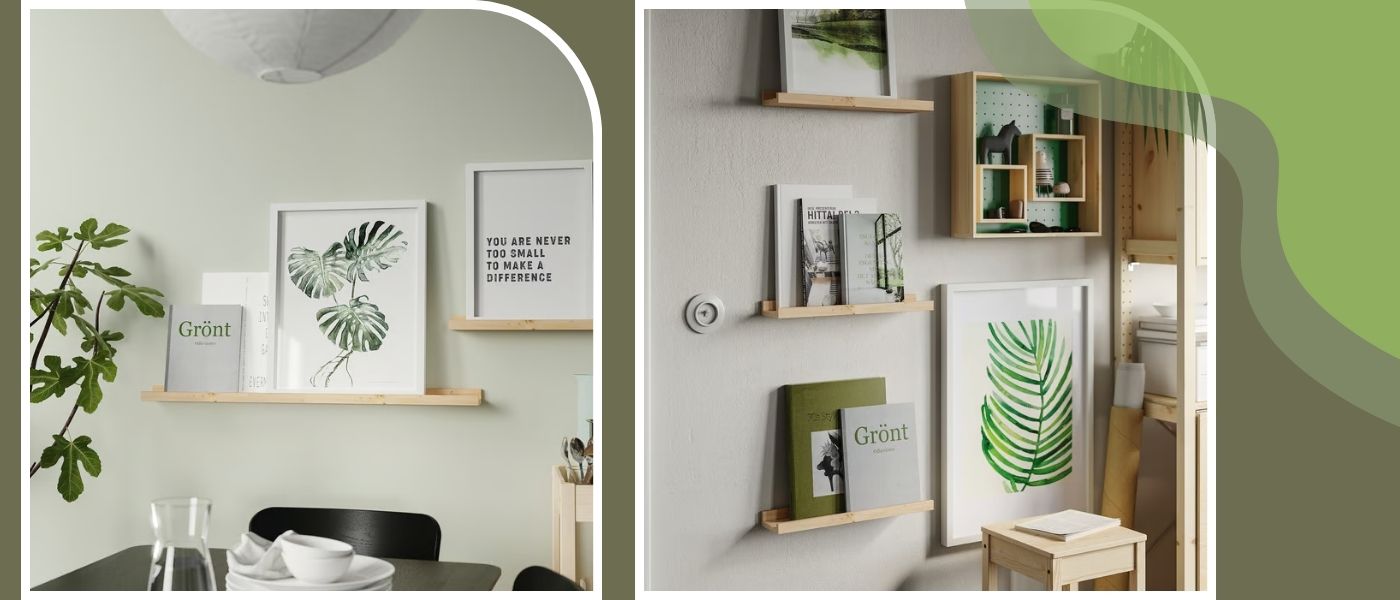 شلف دیواری ایکیا مدل IKEA NORDHAGG